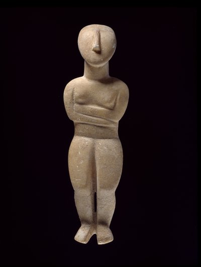 Kykladische Figur, Naxos, ca. 3000-2000 v. Chr. von Greek